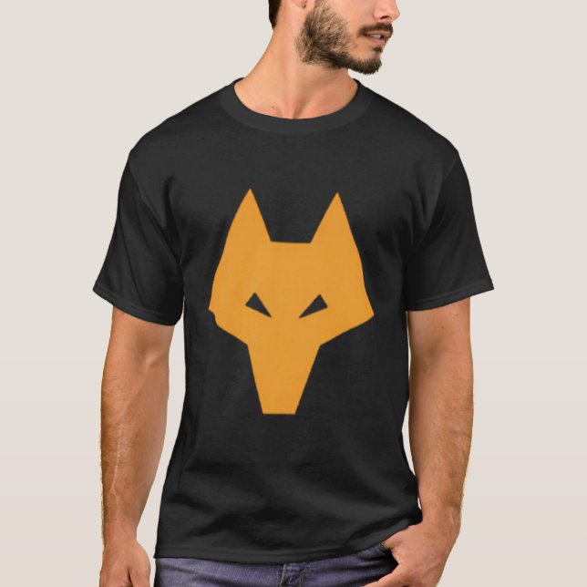 Camiseta Wolverhampton Inglaterra Gift Wolves Black Dourada (Frente)