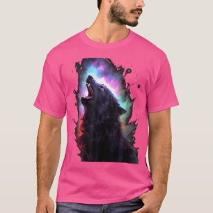 Camiseta Wolves Howling Em Moon Wolf Wild Animal