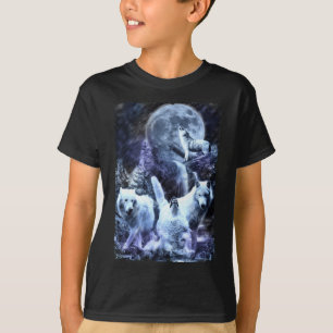 Camiseta Wolves Howling Forest Animal Wolf