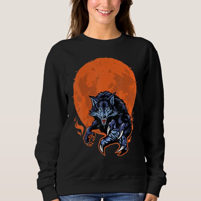 Camiseta Wolves Howling Na Lua - Lobos-Lobos Caçadores_1 (Frente)