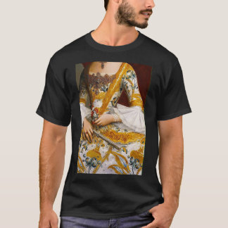 Camiseta Woman With Embroidered Dress Renaissance Painting