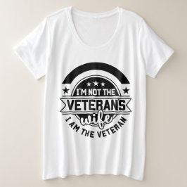 Camiseta Woman's Army Veteran Proud Military V-Neck
