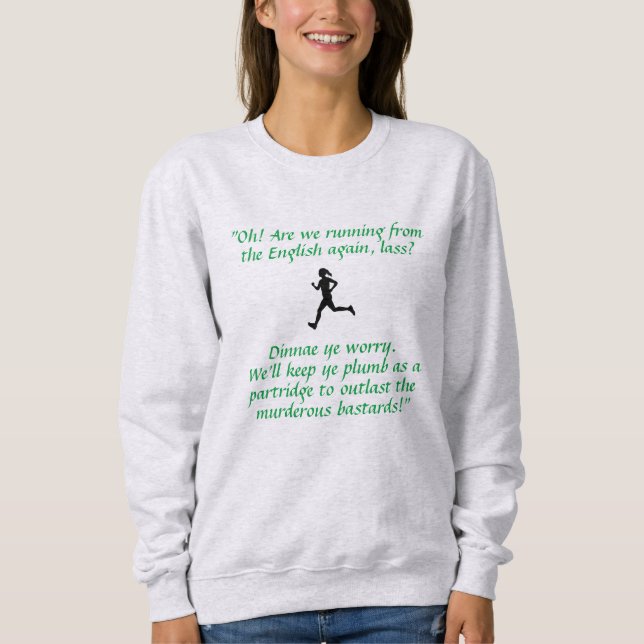 Camiseta Woman's Funny Irish workout (Frente)