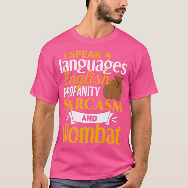 Camiseta Womba Funny Wombat Piada Humor Wombat Lover (Frente)