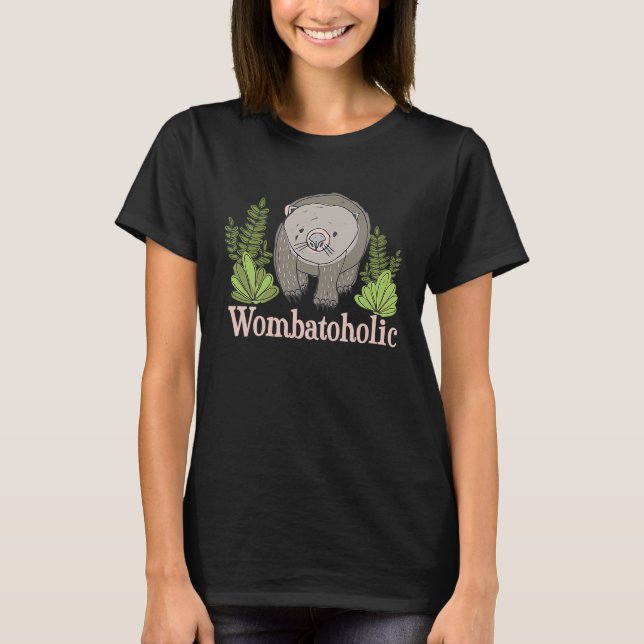 Camiseta Womba Wombatoholic Piada Wombat (Frente)