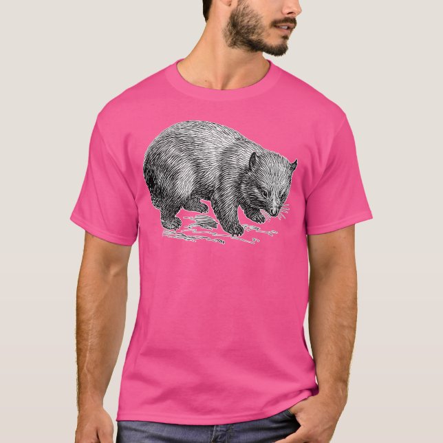 Camiseta Wombat Animal (Frente)
