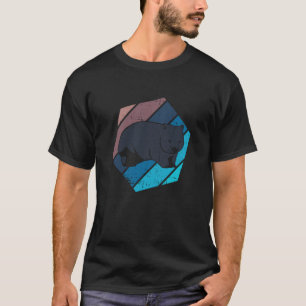 Camiseta Wombat Artsy Style Rodent Animal Willife Nature