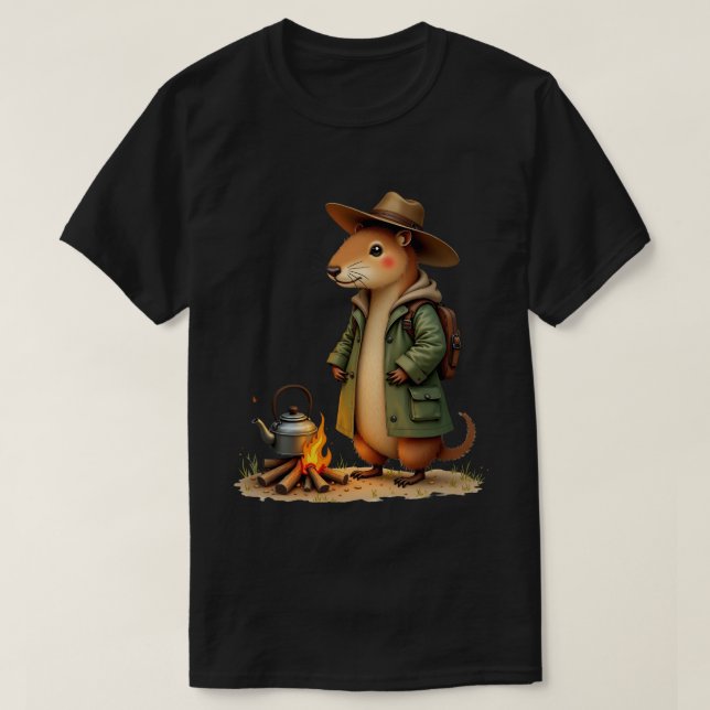 Camiseta Wombat da Selva (Frente do Design)