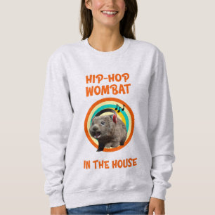 Camiseta Wombat de Hip-hop Engraçado em Casa