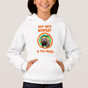 Camiseta Wombat de Hip-hop Engraçado em Casa