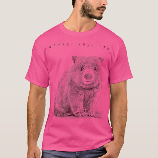 Camiseta Wombat Fofinho Austrália (Frente)