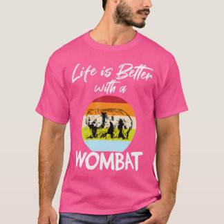 Camiseta Wombat Funny Animal Loves Wombat