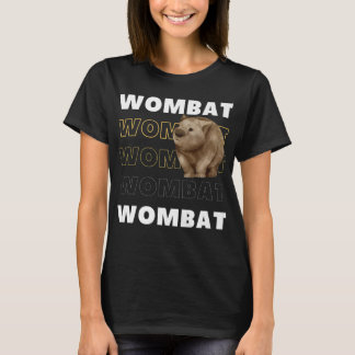 Camiseta Wombat Funny Animal Zoo Austrália presentes