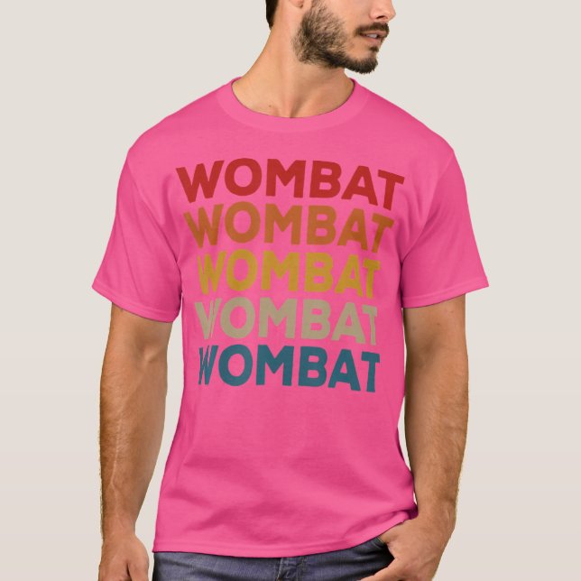 Camiseta Wombat Funny Wombat Dizendo (Frente)