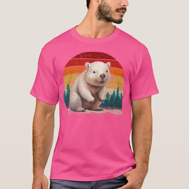 Camiseta Wombat Lover Distante Wombat (Frente)