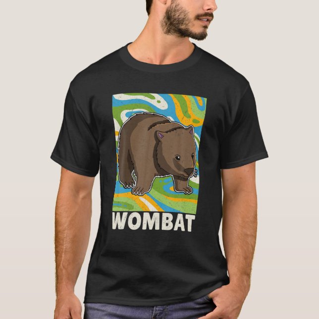 Camiseta Wombat Marsupial Austrália Koala (Frente)