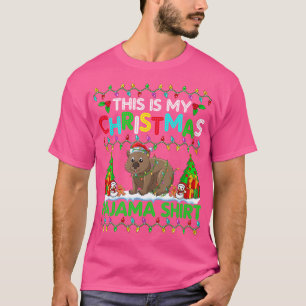 Camiseta Wombat Natal Xmas Funny Wombat Lover