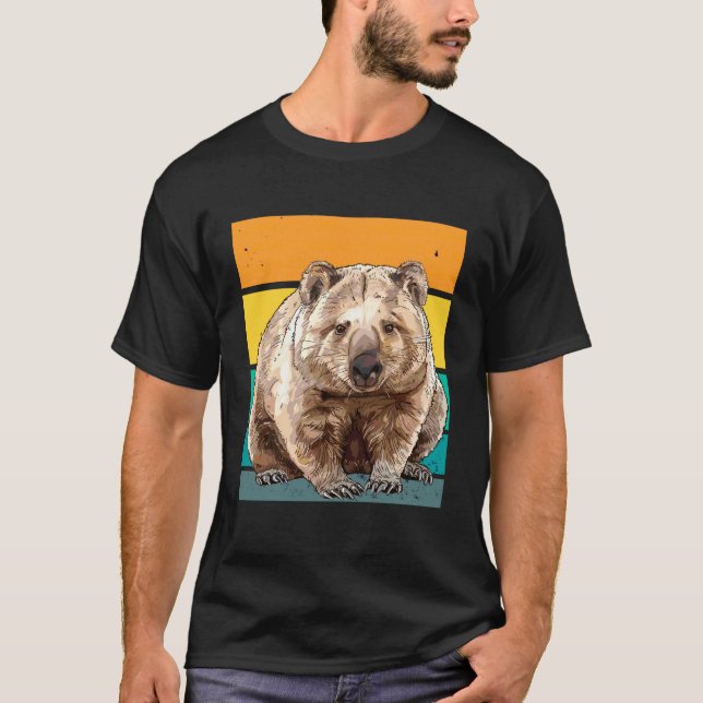 Camiseta Wombat Retro (Frente)