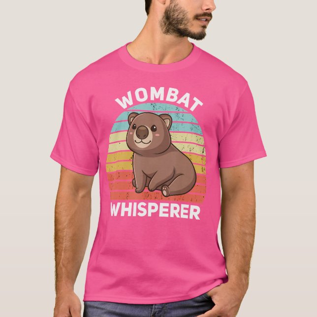 Camiseta Wombat Whisperer Funny Wombat Lover (Frente)