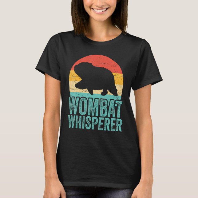 Camiseta Wombat Whisperer Marsupial Austrália (Frente)