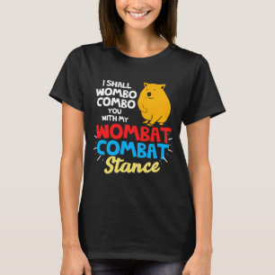 Camiseta Wombat Wombo Combo Wombat Combate Stance Austrália
