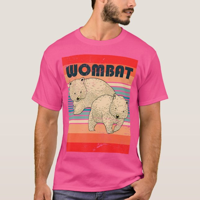 Camiseta Wombats Lover Outback Aussie Animal (Frente)