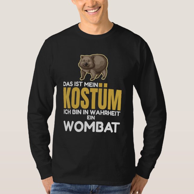 Camiseta Wombats  This is my costume I am in truheit ein Wo (Frente)