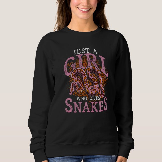 Camiseta Women Animal  Pet Owner Reptile Keeper Girls Snake (Frente)