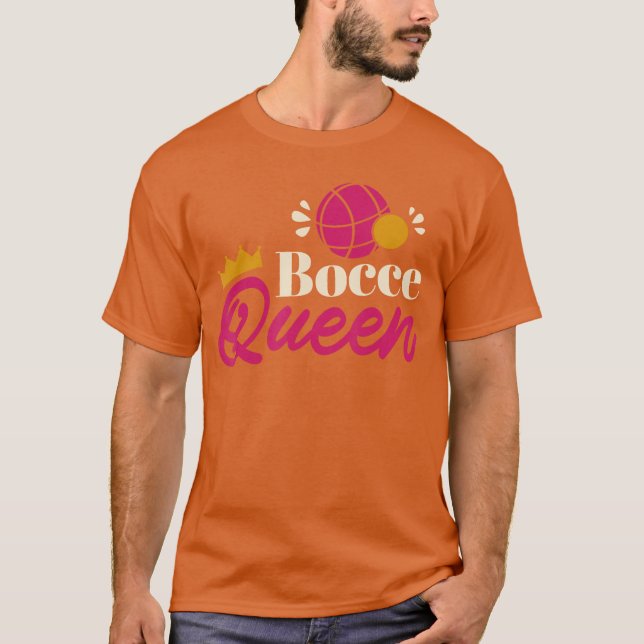 Camiseta Women Bocce Ball Player Italian Bocce Queen retro (Frente)