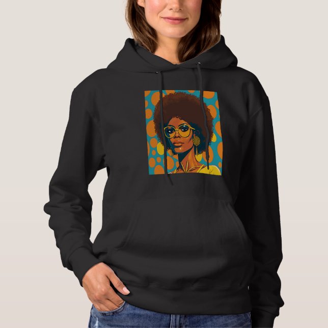 Camiseta Women Empowerment Retro Afro African American Mom  (Frente)