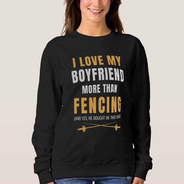 Camiseta Women Fencing Girlfriend Sport Athlete Coach Funny (Frente)