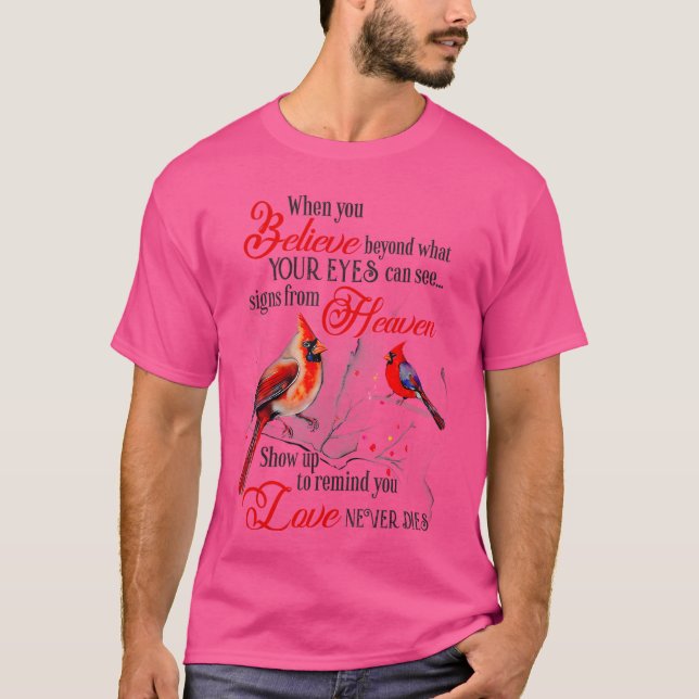 Camiseta Women Mom Friend Christian Religious Cardinal Bird (Frente)