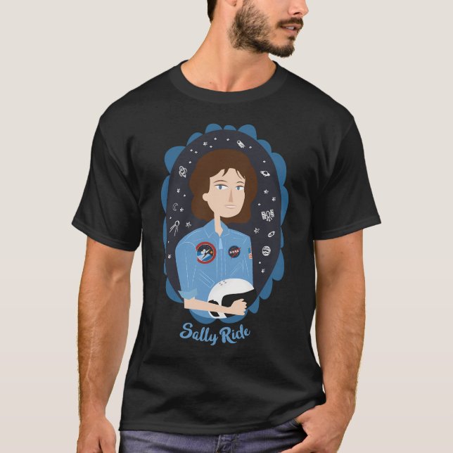 Camiseta Women Of Science Sally Ride (Frente)