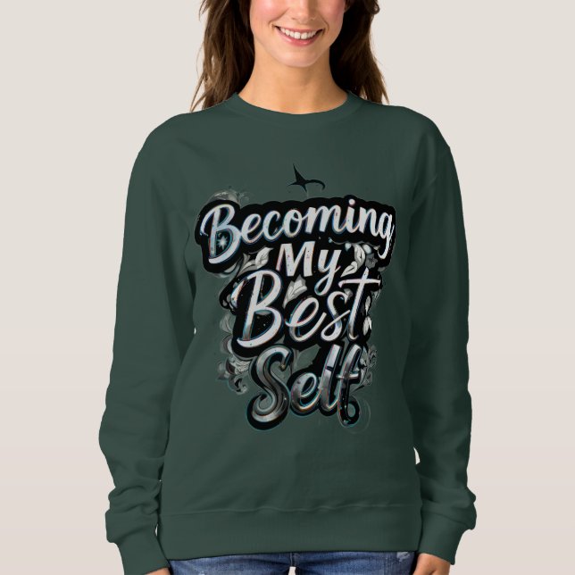 Camiseta Women’s Motivational Hoodie | Inspirational Quote  (Frente)