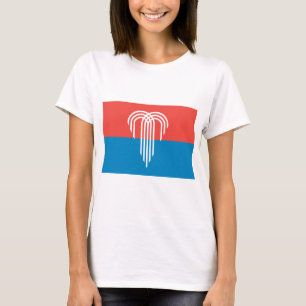 Camiseta Women T Shirt with Flag of Kansas City, Missouri
