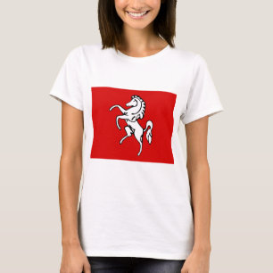 Camiseta Women T Shirt with Flag of Kent, Inglaterra