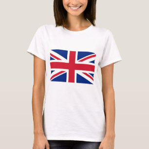 Camiseta Women T Shirt with Flag of United Kingdom