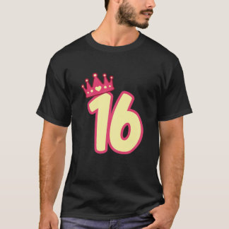 Camiseta Womens 16Th Birthday Queen Girls Happy Birthday Pa