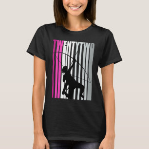 Camiseta Womens 22ª Archery Birthday Archer Queen Arco Arro