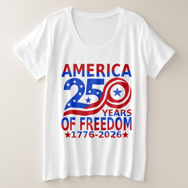 Camiseta Women's 250th Anniversary  (Frente do Design)