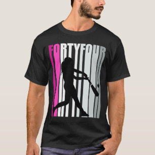 Camiseta Womens 44 Baseball Birthday Sofball Queen Base