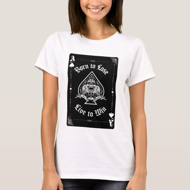 Camiseta Women's Ace of Spaces (Frente)