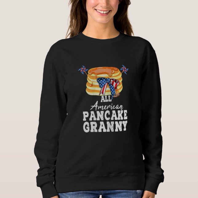 Camiseta Womens All American Pancake Granny Grandma Women (Frente)