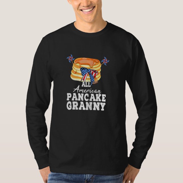 Camiseta Womens All American Pancake Granny Grandma Women (Frente)