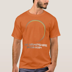 Camiseta Womens America Total Solar Eclipse New Hampshire 2