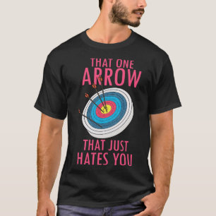 Camiseta Womens Archery Gift Impressão Archer Que Uma Seta 