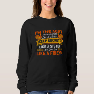 Camiseta Womens Aunt Can Give Hugs Like A Mother Thanksgivi