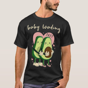 Camiseta Womens Baby Loading 2022 I Epectant Mother Pregnan
