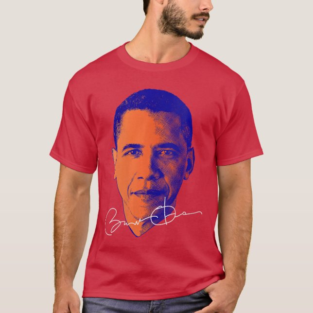 Camiseta Womens Barack Obama T Shirt Honoring the 44th US V (Frente)