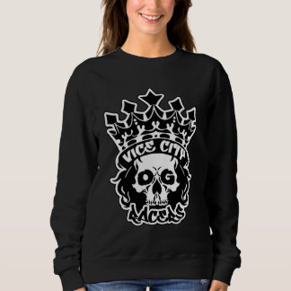 Camiseta Women's Basic Sweatshirt w/ King Skull Logo